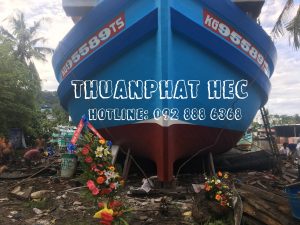 Công ty Thuận Phát hạ thủy tàu cá tại Phú Quốc