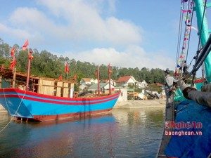 Hạ thủy thêm 3 ‘tàu cá theo nghị định 67’ ở Quỳnh Lưu – Nghệ An
